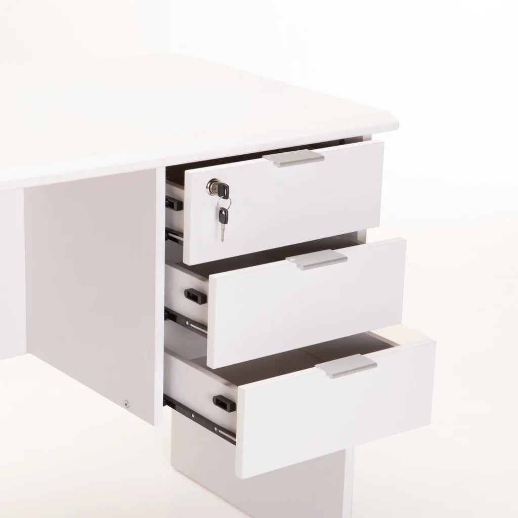 SOHO 120cm DELUXE 3 DRAWER DESK