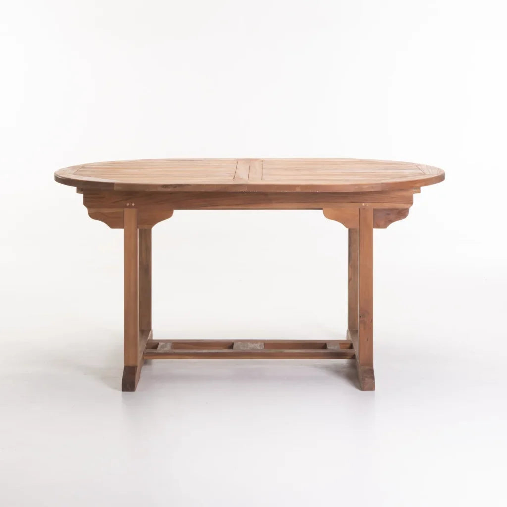 TEAK OVAL EXTENSION TABLE