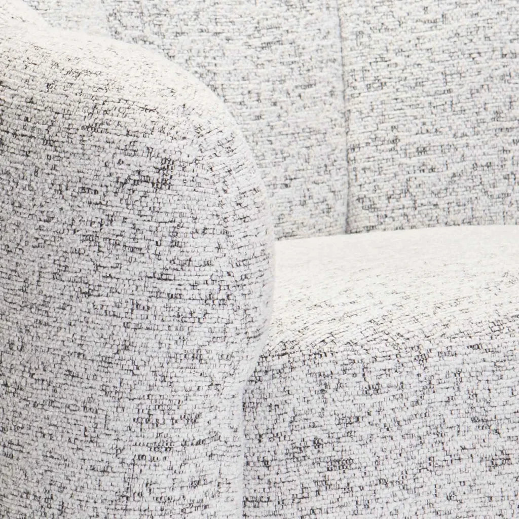 TULIP FABRIC CHAIR - GREY