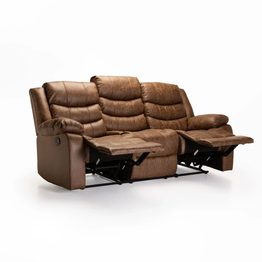 YAZ LUXURY FABRIC 3 SEATER RECLINER