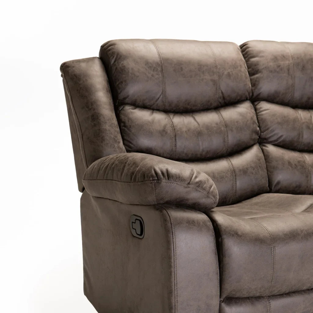 YAZ LUXURY FABRIC 3 SEATER RECLINER