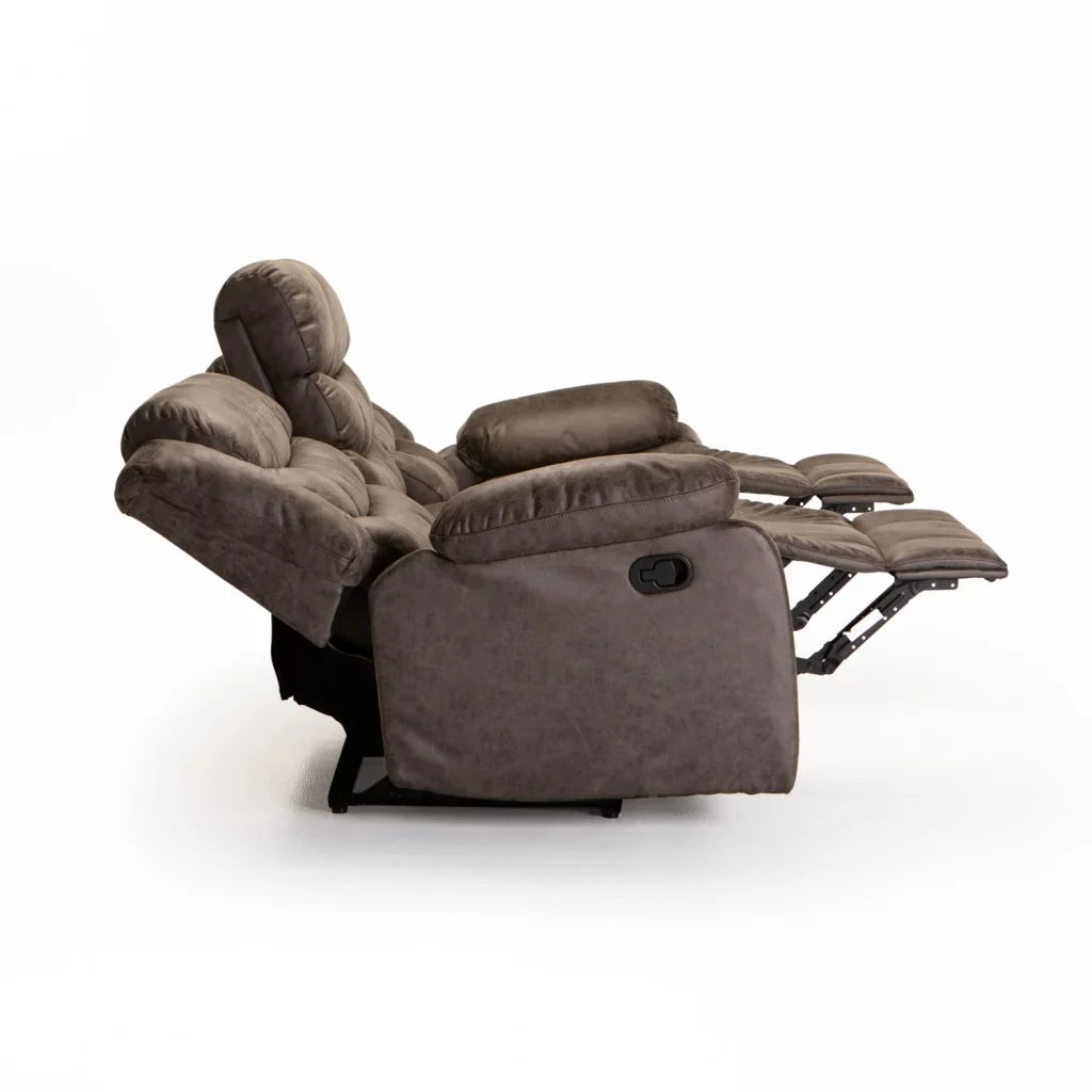 YAZ LUXURY FABRIC 3 SEATER RECLINER