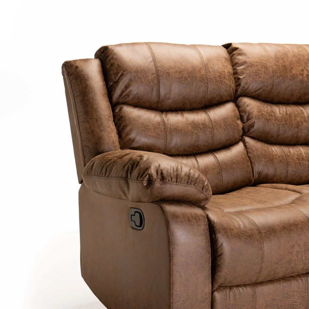 YAZ LUXURY FABRIC 3 SEATER RECLINER