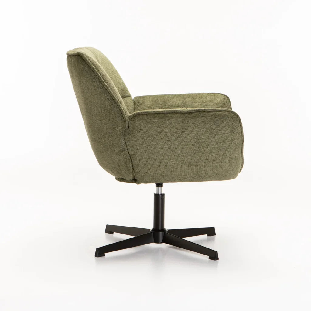 ZARI FABRIC SWIVEL CHAIR