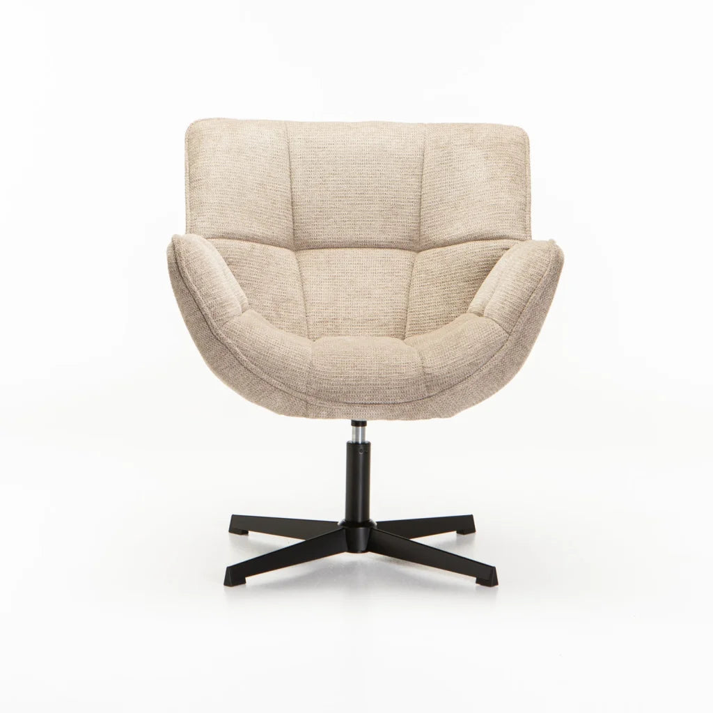 ZARI FABRIC SWIVEL CHAIR