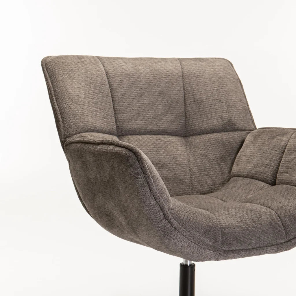ZARI FABRIC SWIVEL CHAIR