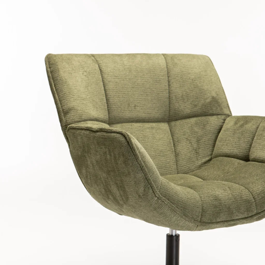 ZARI FABRIC SWIVEL CHAIR