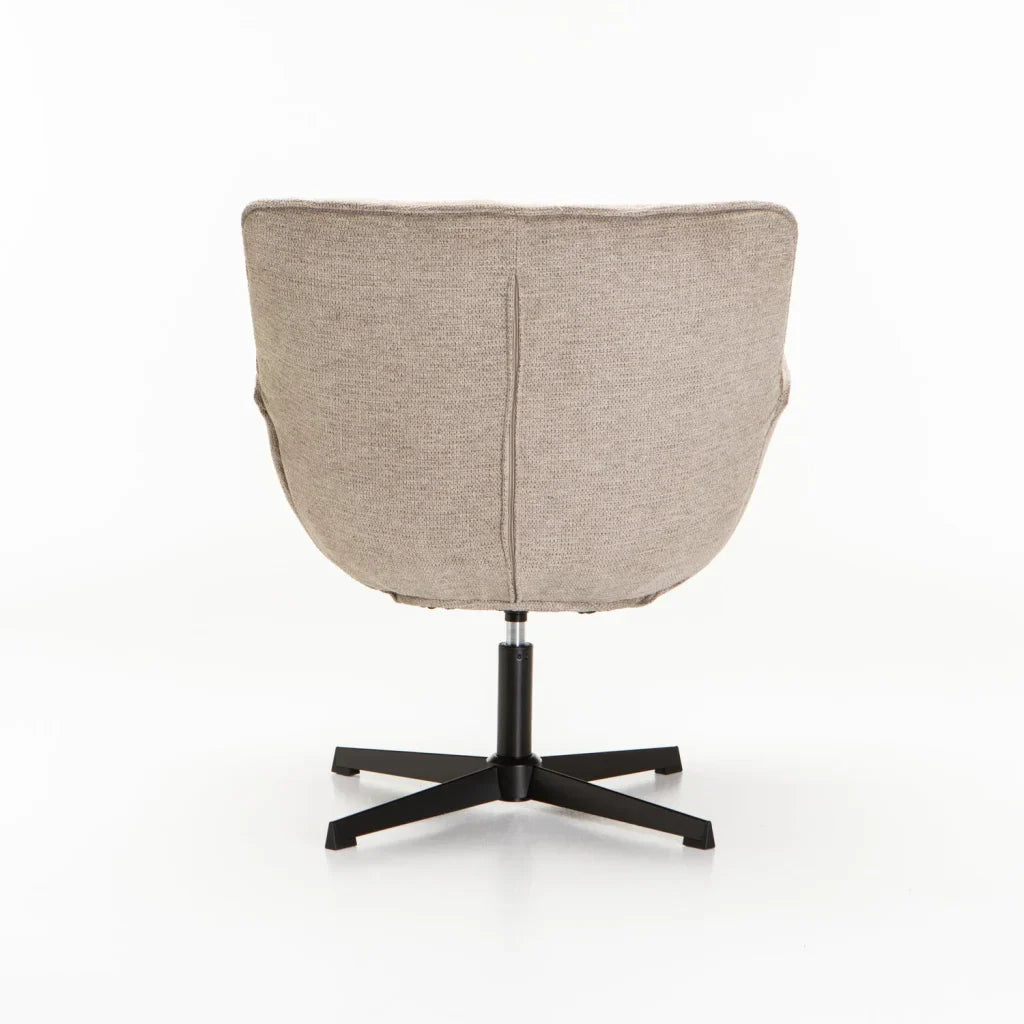 ZARI FABRIC SWIVEL CHAIR