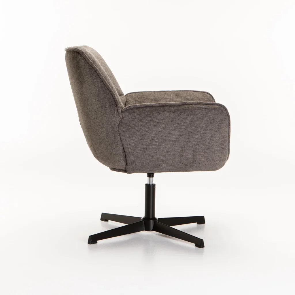 ZARI FABRIC SWIVEL CHAIR