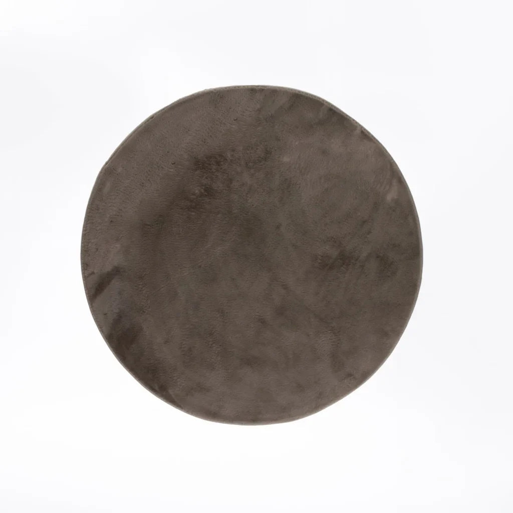 ARIEL ROUND FAUX FUR RUG