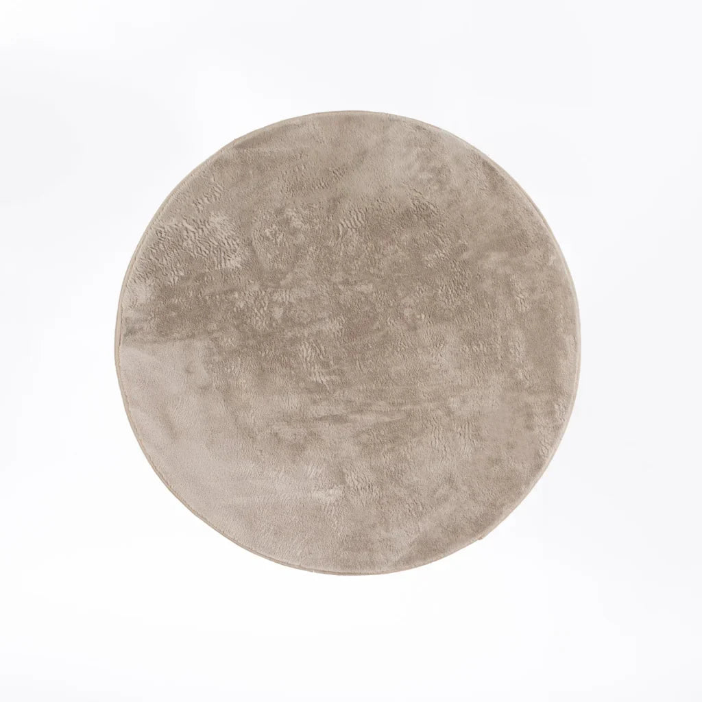 ARIEL ROUND FAUX FUR RUG