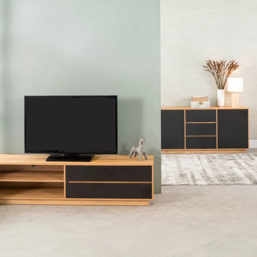 CENTO 180cm 2 DRAWER TV UNIT