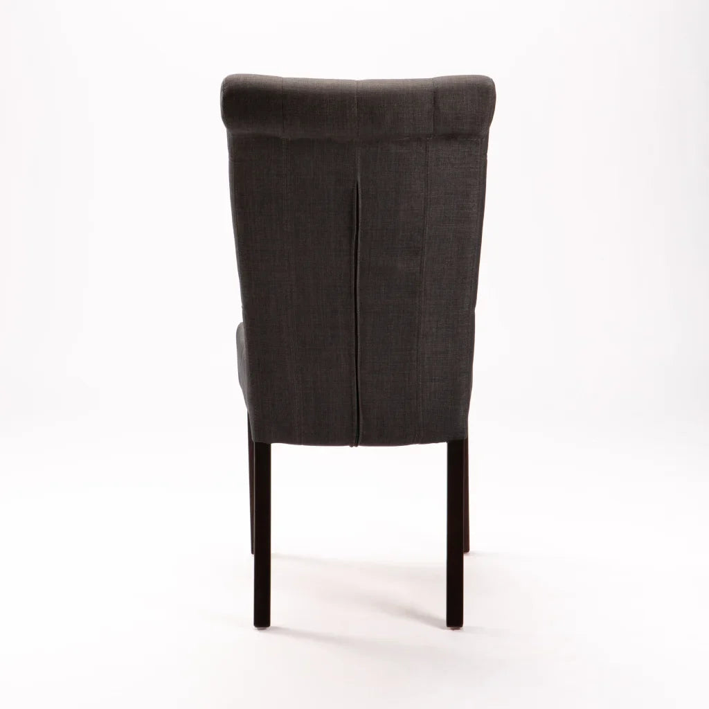 CHESTERFIELD FABRIC DINING CHAIR