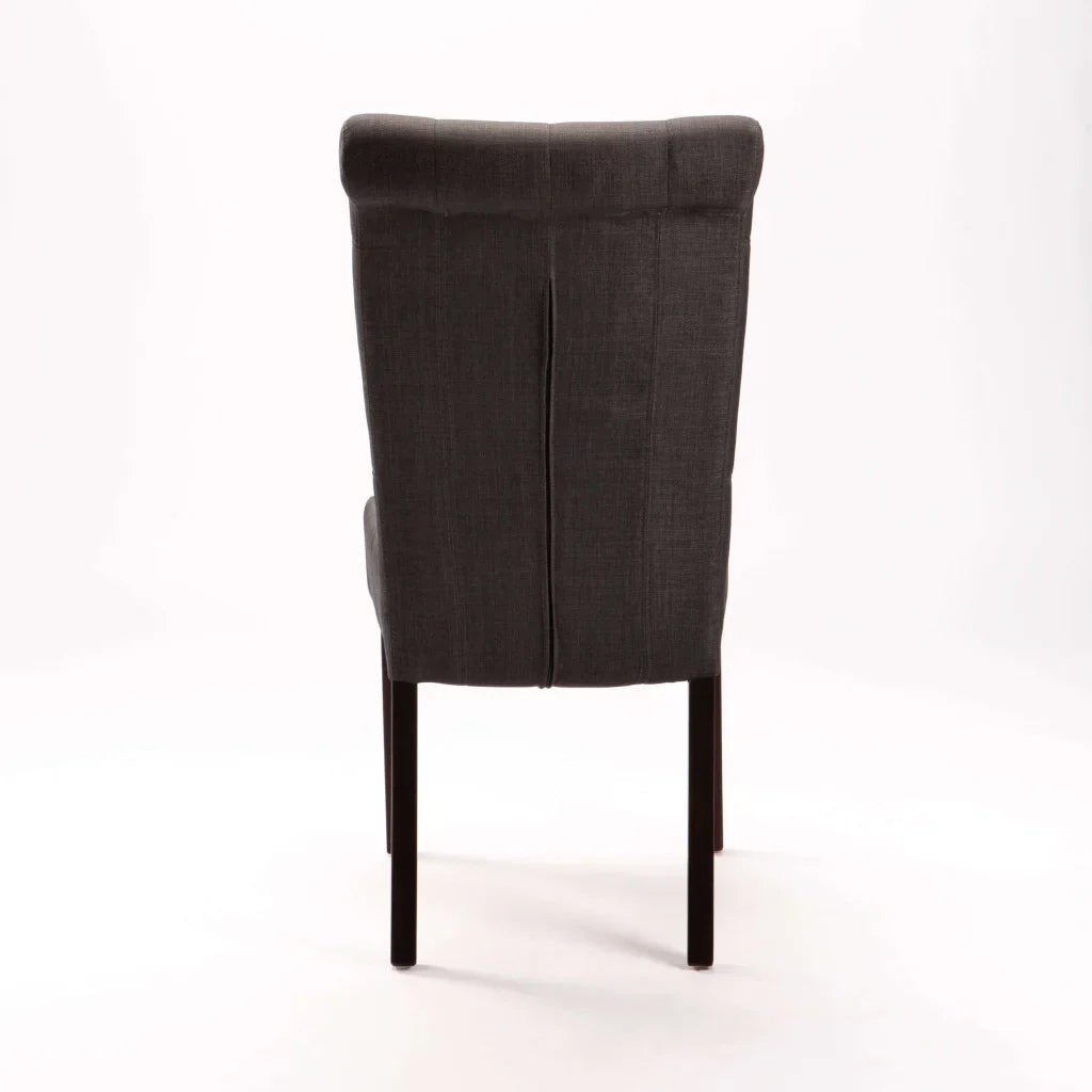 CHESTERFIELD FABRIC DINING CHAIR