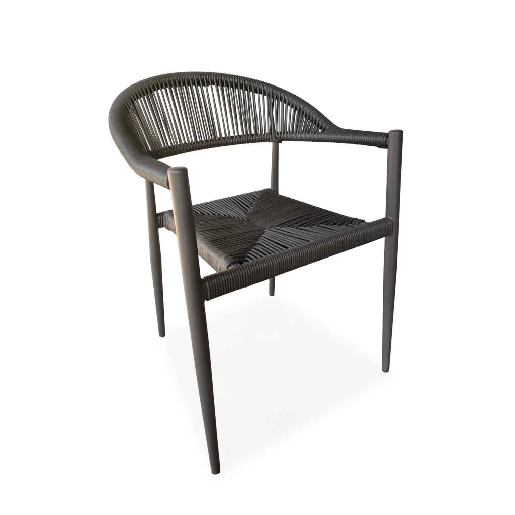DELOS OUTDOOR CHAIR - DARK GREY