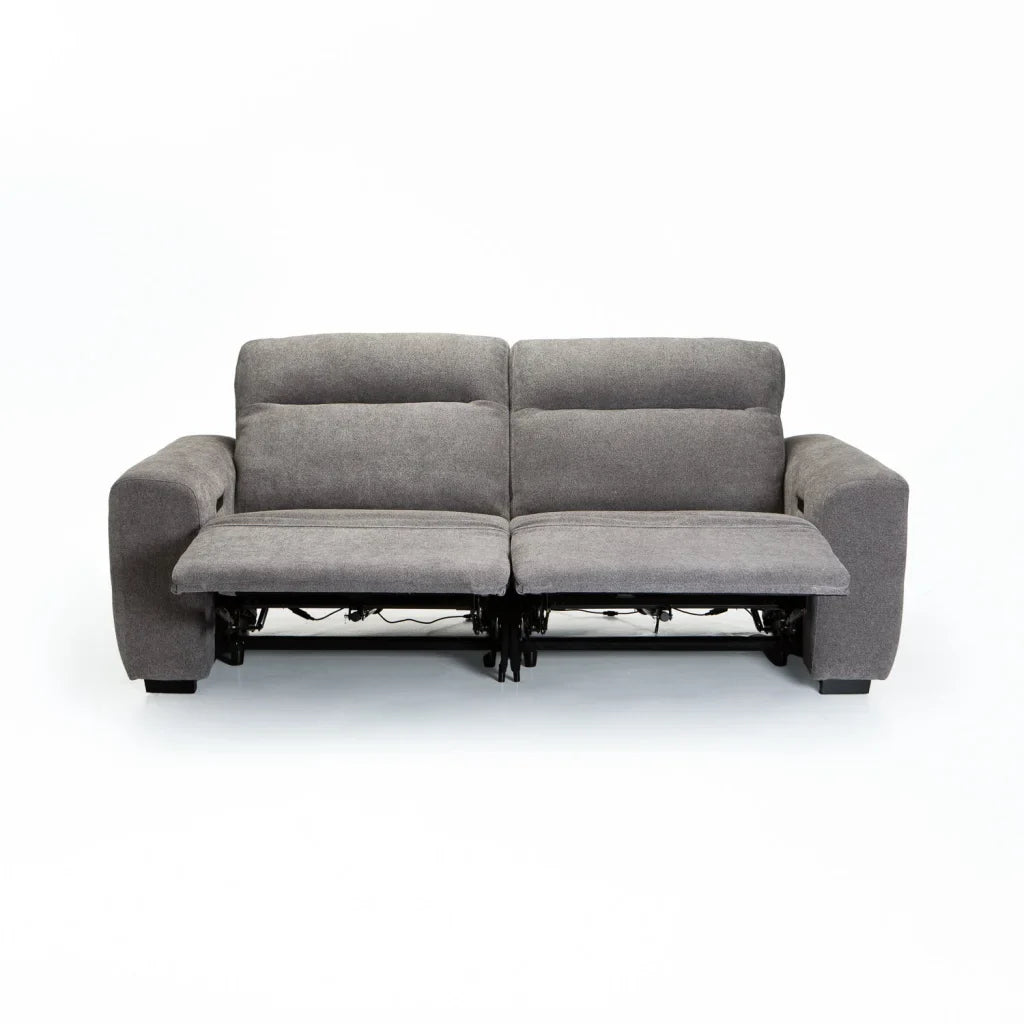 ENZO FABRIC ELECTRIC POWER 3 SEATER RECLINER