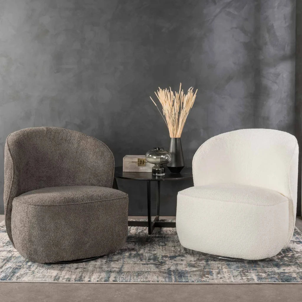 GRACE FABRIC SWIVEL CHAIR