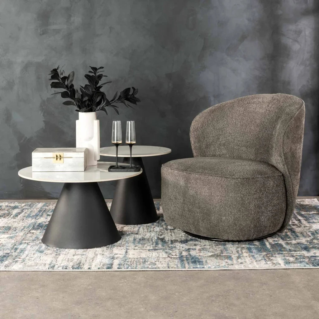 GRACE FABRIC SWIVEL CHAIR