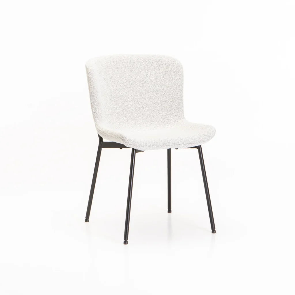 INDIE BOUCLÉ FABRIC DINING CHAIR