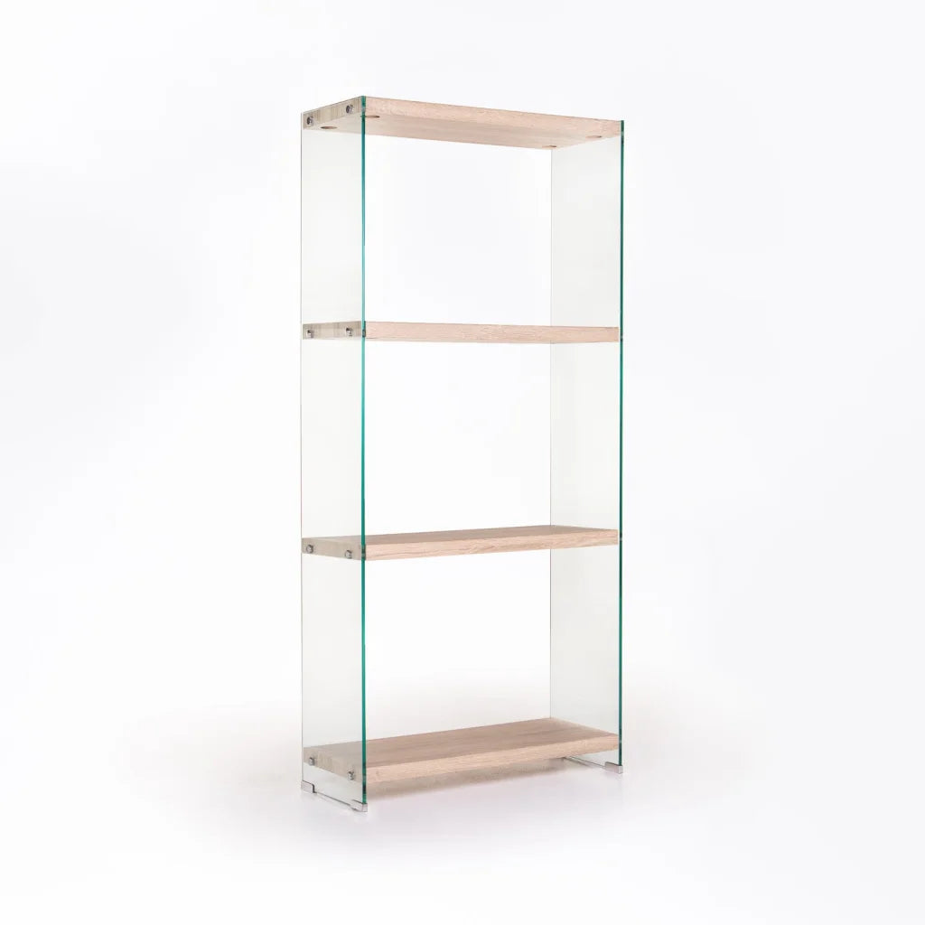 IVY 10MM TEMPERED GLASS BOOKCASE