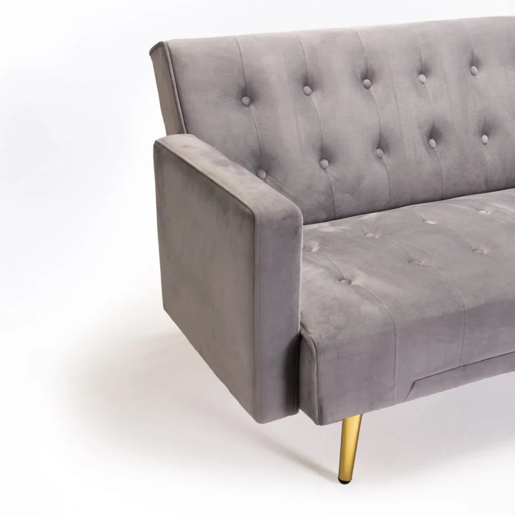 MAC VELVET SLEEPER COUCH