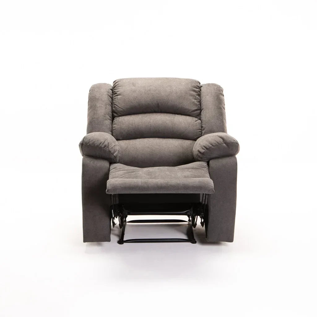 OLI FABRIC ARMCHAIR RECLINER - DARK GREY