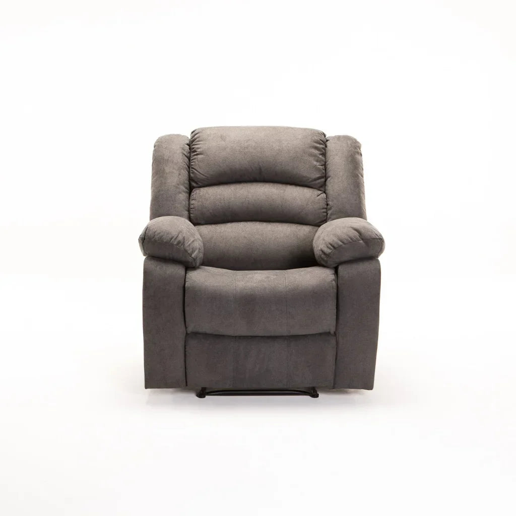 OLI FABRIC ARMCHAIR RECLINER - DARK GREY