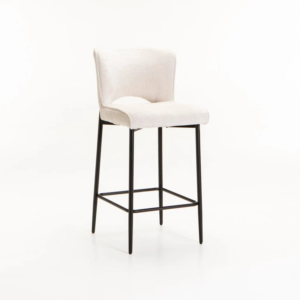 PAVIA FABRIC KITCHEN STOOL