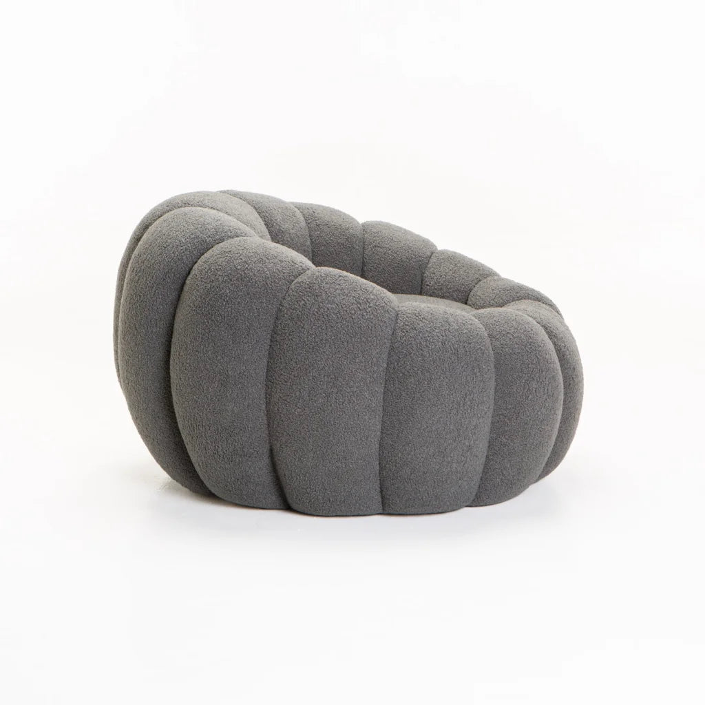PEARL FLEECE FABRIC CHAIR