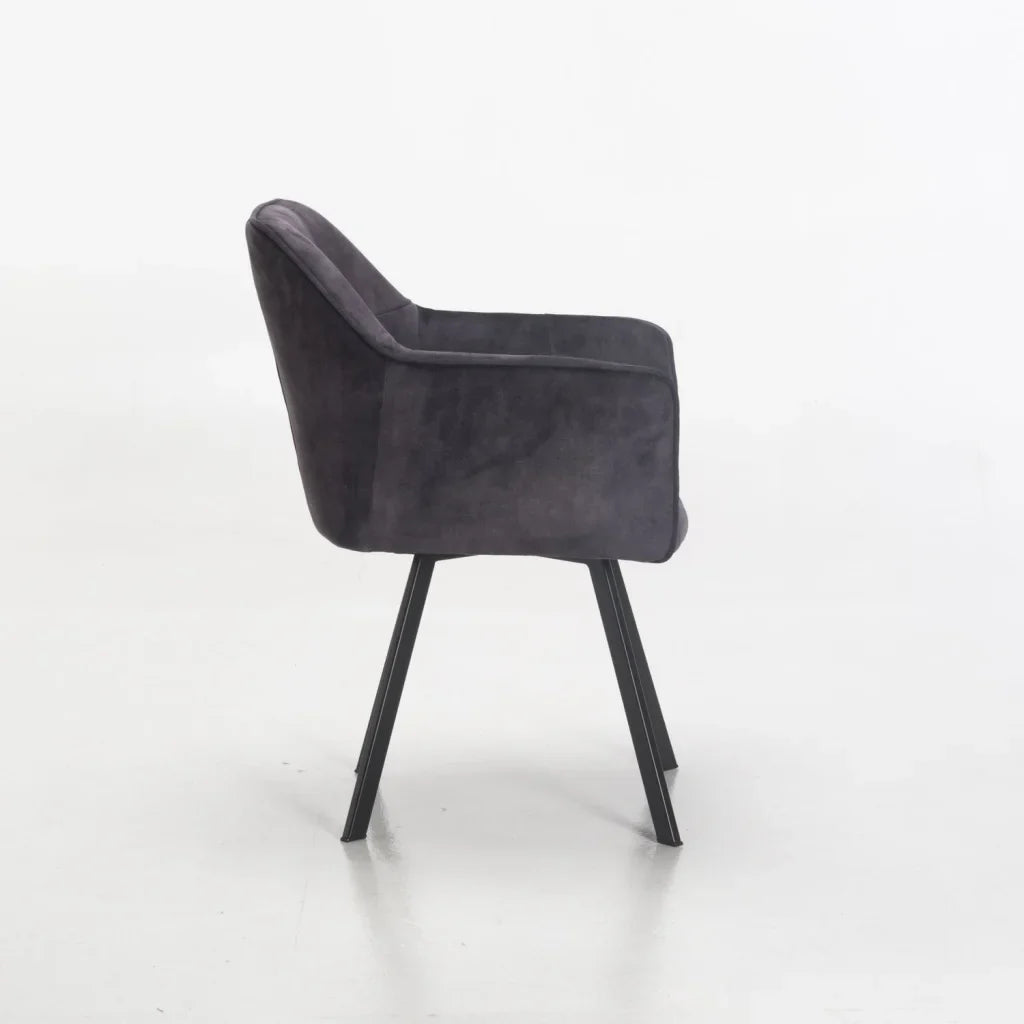 PIA DELUXE VELVET DINING CHAIR