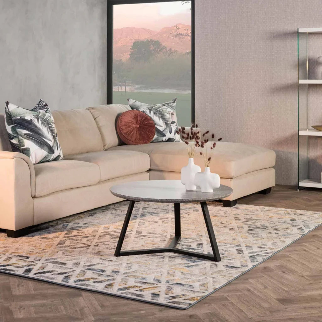 POPPY 80cm ROUND COFFEE TABLE