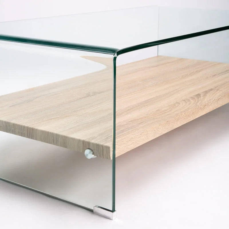 IVY 120x60cm 12MM TEMPERED GLASS COFFEE TABLE