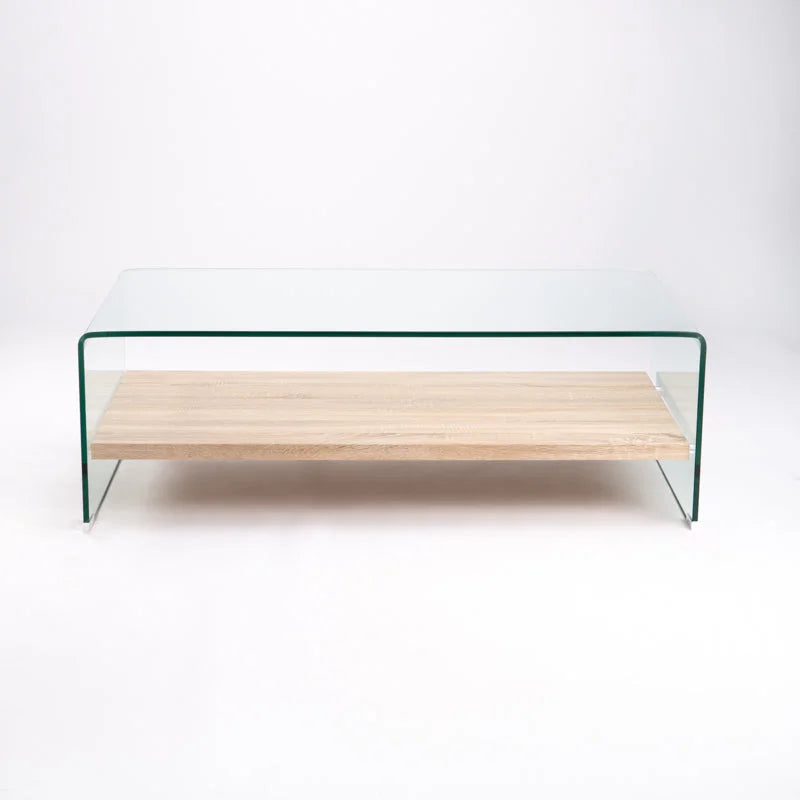 IVY 120x60cm 12MM TEMPERED GLASS COFFEE TABLE