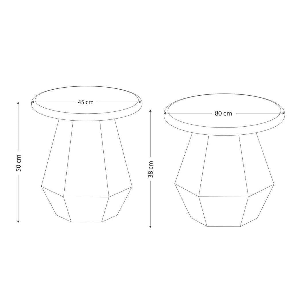 RANI SIDE TABLE & COFFEE TABLE COMBO