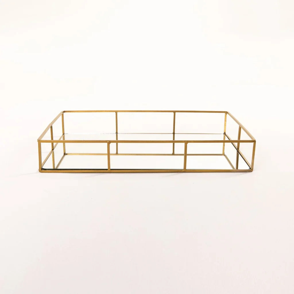 RAY SINGLE RECTANGLE TRAY MIRROR TRAYS