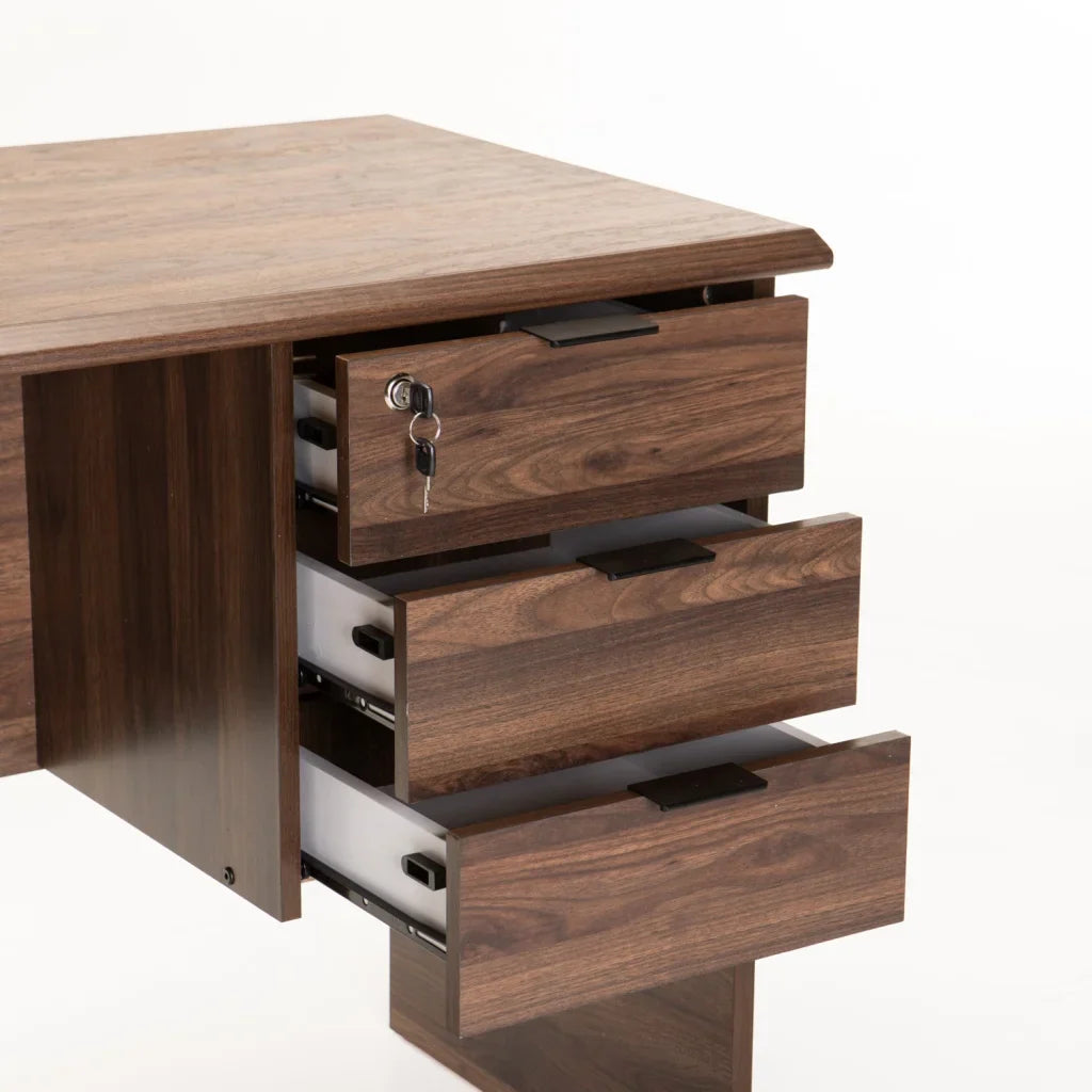 SOHO 120cm DELUXE 3 DRAWER DESK