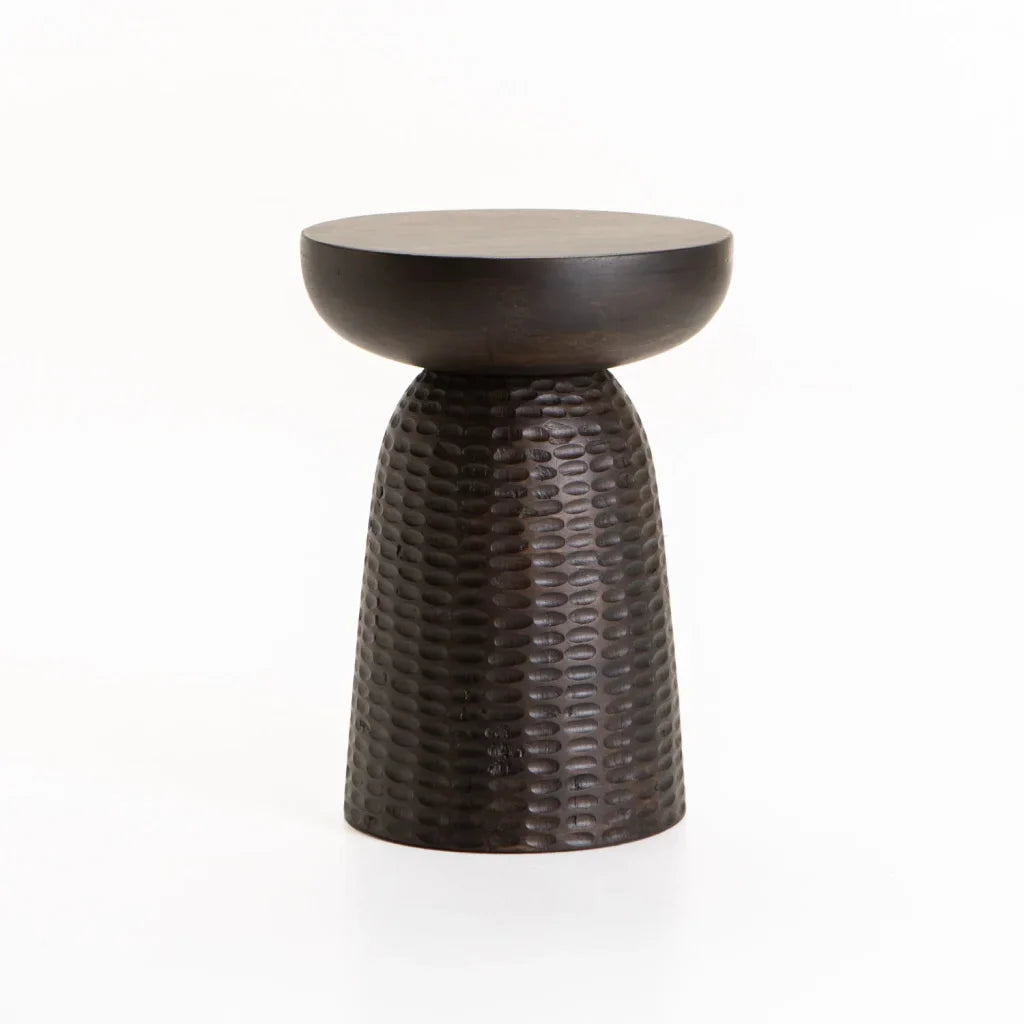 SONA SOLID WOOD SIDE TABLE