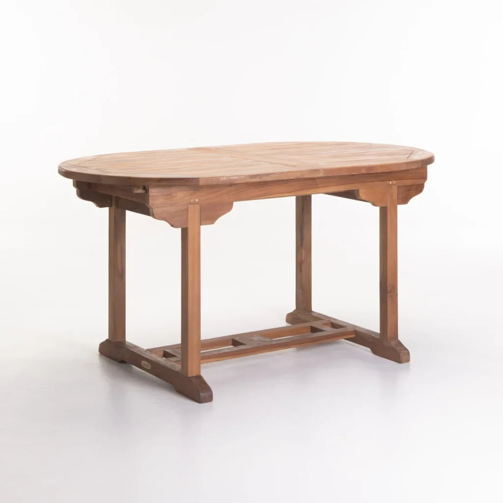 TEAK OVAL EXTENSION TABLE