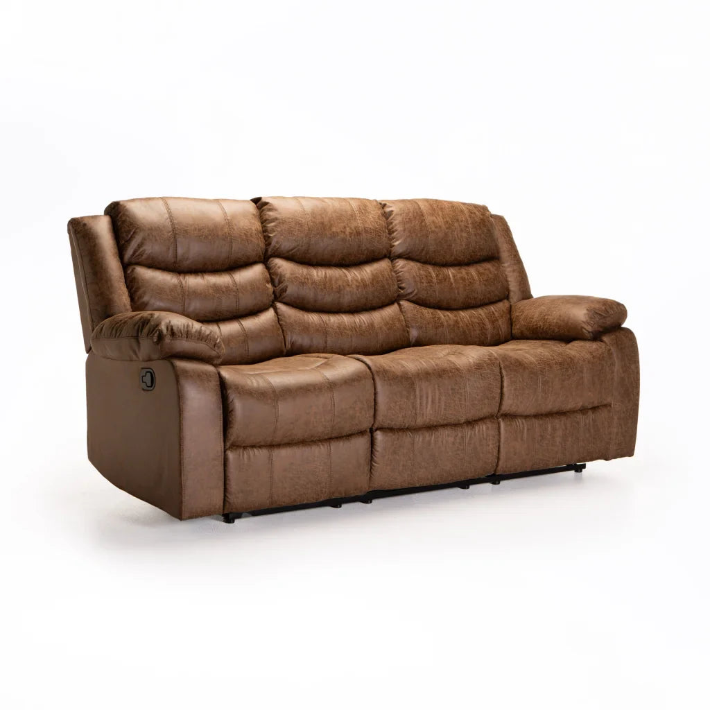 YAZ LUXURY FABRIC 3 SEATER RECLINER